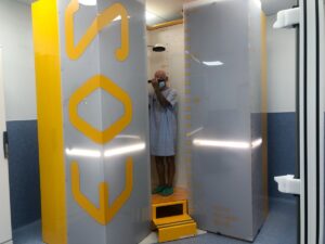 Escáner vertical para radiografías de cuerpo entero del Hospital Doctor Peset
